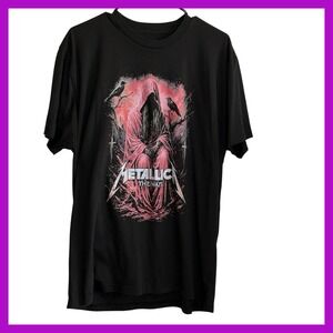 Fresh Clean Threads Metallica The Wait Graphic T-Shirt Black XL Mens SS